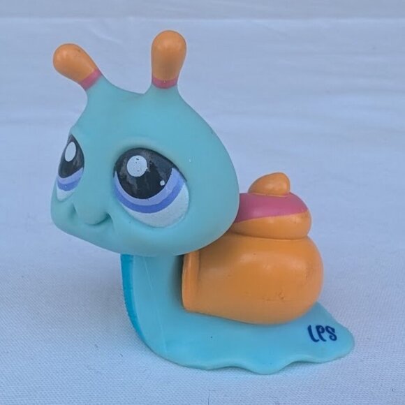 LPS Turtle #393 Blue Pink Orange Snail #1529 Green Frog #236 - Picture 5 of 12